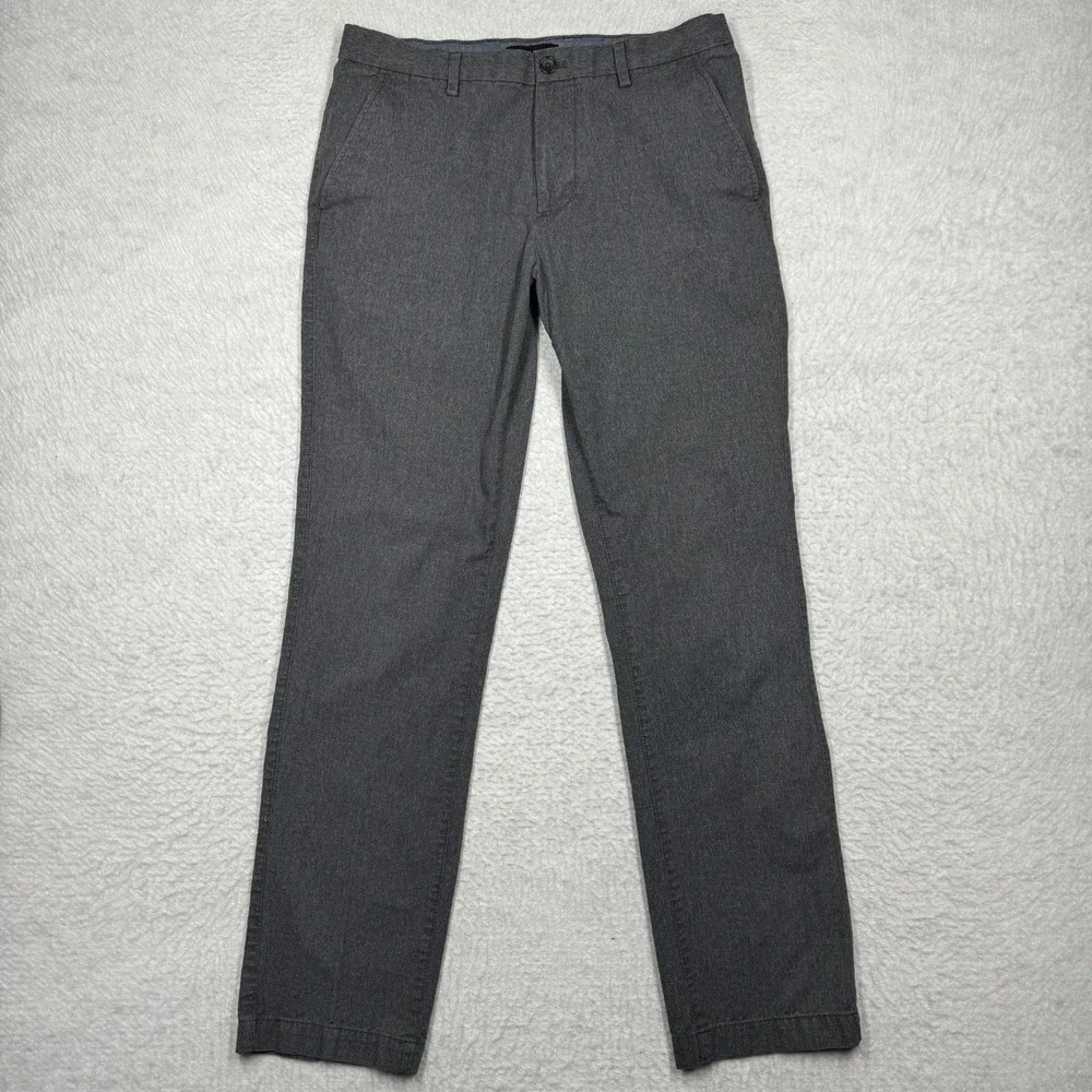 Banana Republic Grey Kentfield Pants Chinos Classic Fit Men's Size 33x34